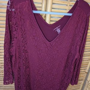 Lane Bryant 3/4 Sleeve V-Neck size 18/20